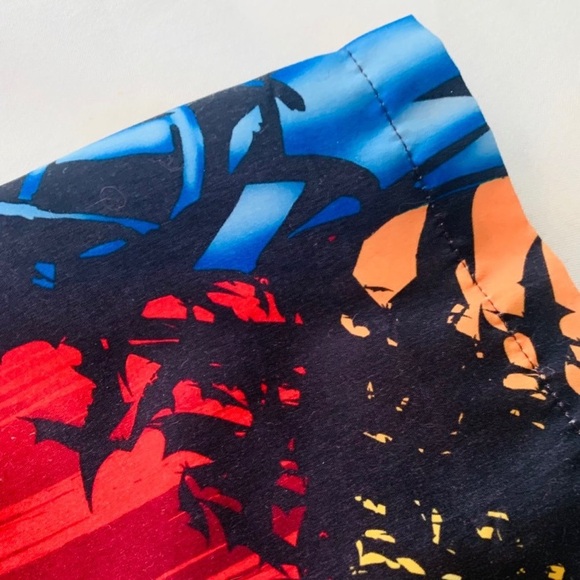 BATMAN BEGINS Youth Short Sleeve Button Down Shirt - Picture 3 of 7